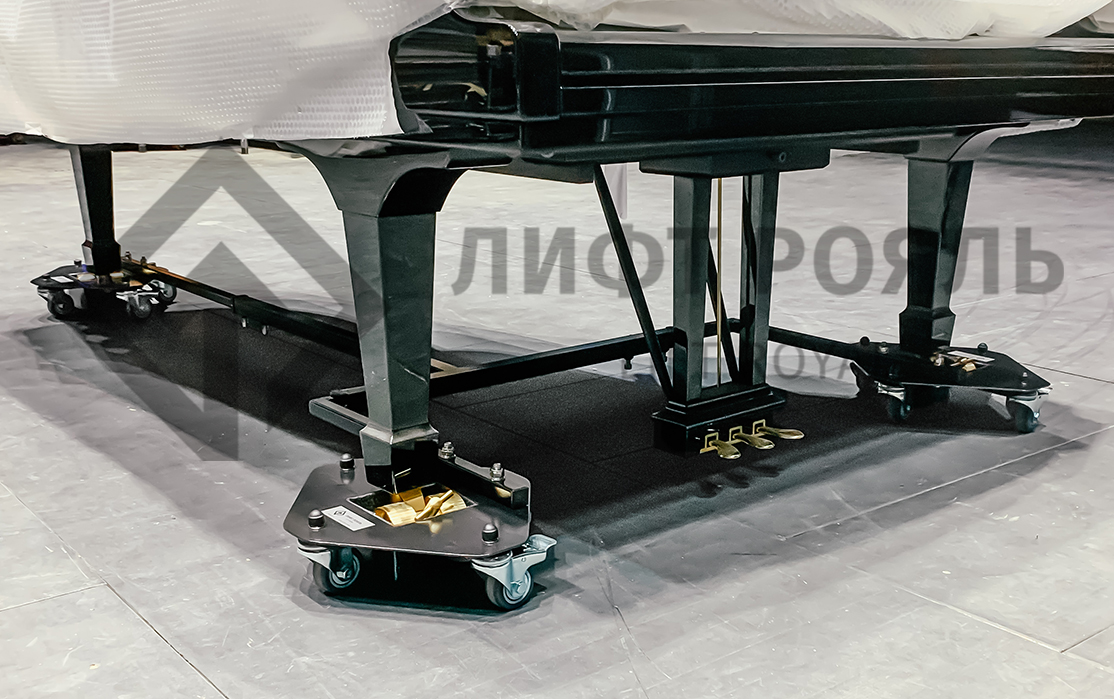 Тележка для роялей( транспортировочные ролики на регулируемой жесткой сцепке)